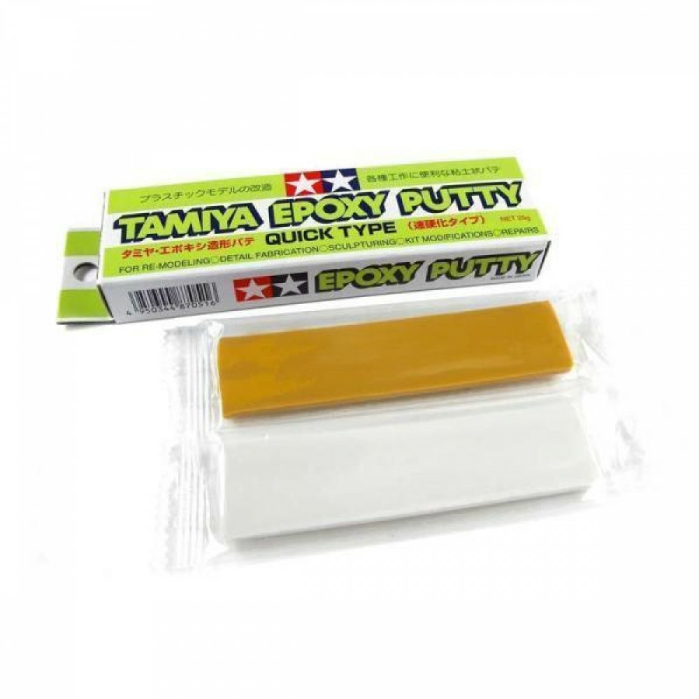 87051 Tamiya Putty two-component (Quick Type) epoxy. (time of FR